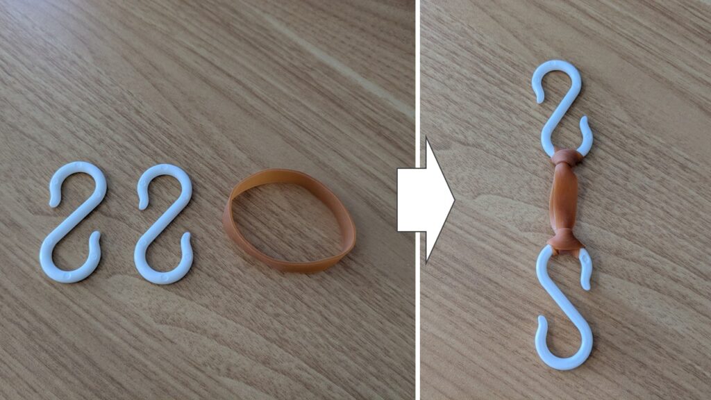 固定フックの作り方