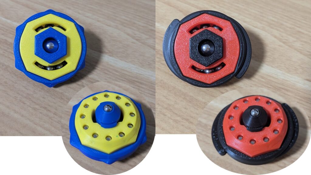 バトルコマをカスタムした写真