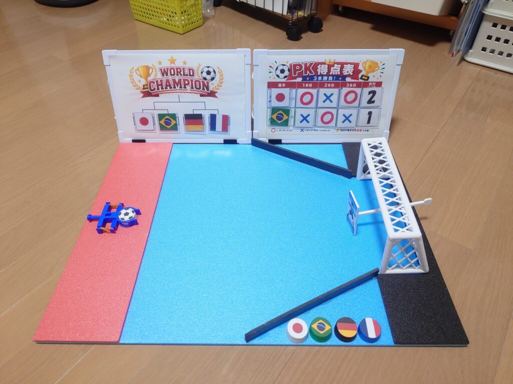 キャップシューターW杯PK仕様の完成写真