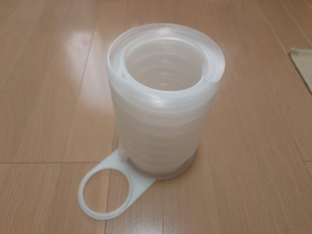 音の出るスパイラルプットイン課題の3Dプリントした螺旋部品
